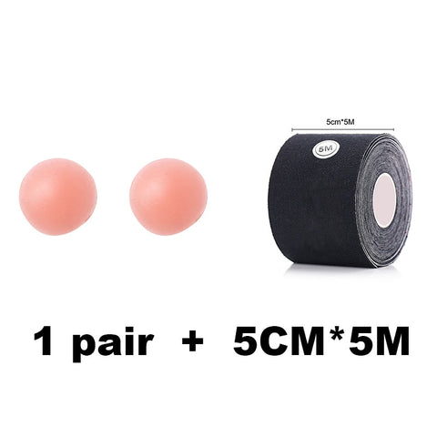 Women Body Invisible Breast Lift Tape