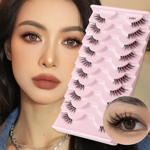 YSDO 3/5/10 Pairs Natural Half Eyelash