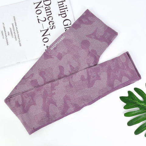 Seamless Camouflage Leggings Pants