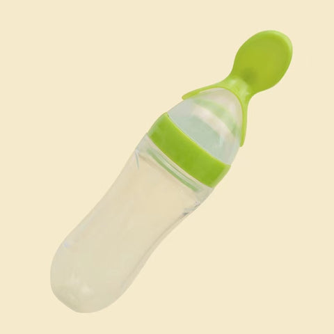 Baby Squeezing Feeding Spoon