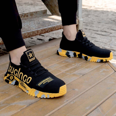 Breathable Men Work Safety Shoes