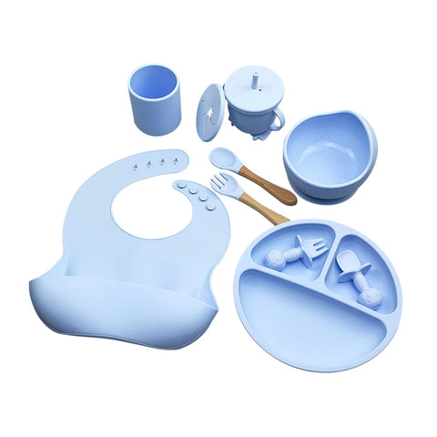 Baby Soft Silicone Feeding Set