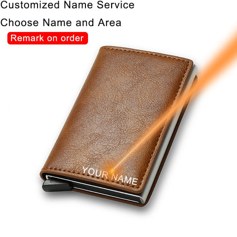 Men Carbon Fiber Card Wallets