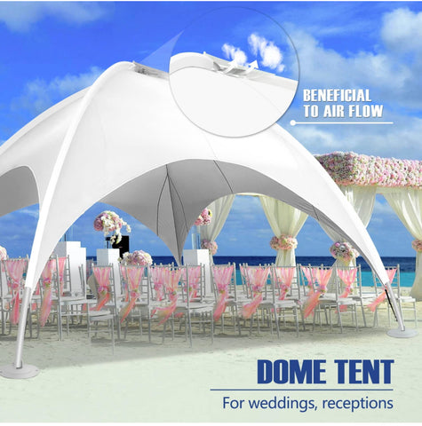 Heavy Duty Steel Patio Gazebo, 16'x 16'
